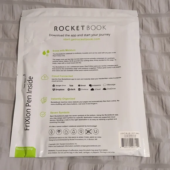 Rocketbook Reusable Intelligent Notebook - Picture 4 of 9